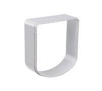 Ferplast Extension pour porte pour petits chiens et chats chatière basculante SWING 3 et 5 EXTENSION, 16,3 x 5 x h 18,4 cm, profondeur 5 cm, Blanche