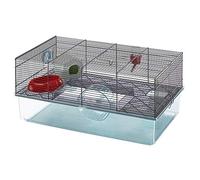 Ferplast Favola Cage pour Hamster avec Bouteille d'eau, Roue d'exercice, Plat de Nourriture et Grande Cage pour Hamster Dimensions : 60 x 36 x 30 cm (L x l x H)