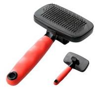 Ferplast Ferplast Brosse carde pour chiens et chats GRO 5955, idéal pour animaux à poils moyens et longs, poils faciles à enlever, 16,3 x 9,7 x h 5,6 cm G