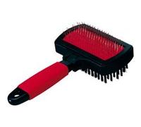 Ferplast Ferplast Carde avec brosse pour chiens et chats GRO 5982, idéale pour les animaux à poils moyens et longs, 17 x 10,5 x h 5 G