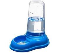 Ferplast Distributeur d'eau et croquettes AZIMUT 600 - 0,6 L, fond antidérapant, bleu