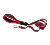 Ferplast Ferplast Laisse pour chiens en nylon ERGOCOMFORT G20/120, poignée ergonomique, rembourrage souple, 20 mm x L 120 cm Rouge Rouge Rouge G