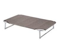 Ferplast Ferplast Lit pliable pour chiens DREAM 100, avec structure solide en aluminium avec élastiques renforcés, toile en tissu, 105 x 63 x h 18 cm Taupe Taupe Taupe G