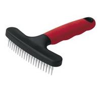 Ferplast Ferplast Peigne râteau pour chiens GRO 5846, pointes arrondies longues, idéal pour le soin du manteau des animaux à poils moyens et longs, 11 x h 15,5 cm G