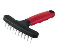 Ferplast Ferplast Peigne râteau pour chiens GRO 5846, pointes arrondies rades idéal pour le soin du manteau des animaux à poils moyens et longs, 11 x h 15,5 cm G