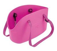 Ferplast Ferplast Sac de transport pour chiens de petite taille WITH ME, EVA, caoutchouc souple plastifié, lavable, poignées réglables, ceinture de sécurité inclus, 21,5 x 43,5 x h 27, Fuschia Fuchsia