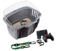 Ferplast Ferplast Transport vélo pour chiens de petite taille ATLAS BIKE 20 RAPID Panier pour vélo petits chiens maxi 7 kg avec coussin lavable, box de voyage pour animaux domestiques, système pratiqu