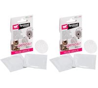 Ferplast Filtre de Rechange pour Déodorant Electronique pour Litière Chat GENICAIR, Remplacement avec 2 Filtres parfumés Feline Breeze (Lot de 2)