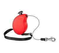 Ferplast Flippy One Cord Mini Laisse Extensible Avec Corde Extensible Pour Chiens. Différentes Tailles Et Couleurs Disponibles.. Variante - Misure: 9.2 X 2.7 X H 6 Cm - Rouge