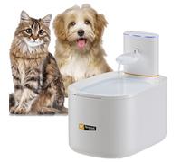 Ferplast Fontaine a Eau Chat Astra Fontaine à Eau pour Chat, Distributeur d'eau pour Chat Rechargeable avec Capteur de Mouvement, 3 L, Filtre à Trois Étapes, USB-C Inclus