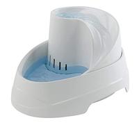 Ferplast Fontaine pour chats et chiens de petite taille VEGA, 2 litres, avec protection antibactérienne permanente, effet source d'eau filtrée, inclus un filtre à charbon actif