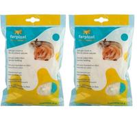 Ferplast FPZ 4630 Accessoire nid pour Hamster en Fibres Naturelles pour rongeurs (Lot de 2)