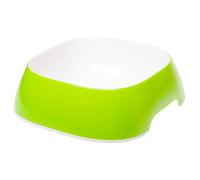 Ferplast Gamelle pour Chien Glam - Gamelle en Plastique élégante pour l'eau et la Nourriture du Chien, antidérapante, Facile à Nettoyer, 1,2 Litre, Vert