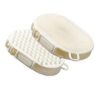 Ferplast Gant Double Brosse pour Chiens et Chats - Poils Courts - En Caoutchouc Souple - Parfait pendant ou après le bain - Poignée Ergonomique Souple - Noir