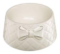 Ferplast Gemma écuelle en céramique émaillée nœud décorations chien chat Ferplast Beige Beige G