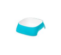 Ferplast GLAM Gamelle en plastique pour chiens et chats. Capacité 0,2 litre. EXTRA SMALL - 13 x 12 x h 3.5 cm - 0.2 L - Bleu clair
