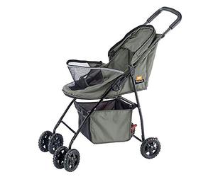 Ferplast Globetrotter Pousette Pliable pour Chien de Petite Taille, 80 x 42 x 95 cm, 1 Unité