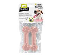 Ferplast Goodbite Natural OS Jambon Taille M - Pack de 2 Jouets ? M?Cher pour Chiens 70 g