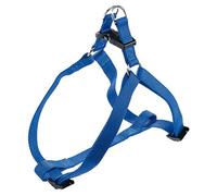 Ferplast Harnais Chien Grande Taille EASY L, Harnais pour Chien Ajustable, Facile à Porter, 54-78 cm. Bleu