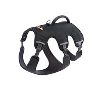 Ferplast Harnais Chien Réglable S Poitrail 46-56 cm avec Poignée, Noir
