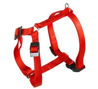 Ferplast Harnais Chien Taille Moyenne Champion M, Harnais pour Chien Ajustable en 3 Points, Facile à Porter, Poitrine 44-72 cm. Rouge