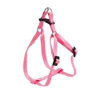 Ferplast Harnais Chien taille moyenne EASY M, Harnais pour chien réglable, facile à porter, 45-63 cm. Rose