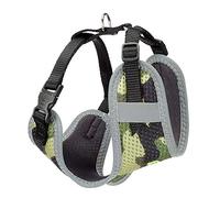 Ferplast Harnais Chien Taille Moyenne Nikita XS, Harnais pour Chat Respirant, Rembourré et Ajustable, Facile à Porter, Bords Réfléchissants, Poitrine 28-40 cm. Vert