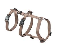 Ferplast Harnais Grand Chien Brave Large, Harnais de Sécurité, Anti Fugue Chien, Harnais Chien, Lévrier, 6 Fermetures, Réglable, Marron