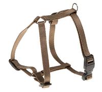 Ferplast Harnais Petit Chien Champion S, Harnais pour Chat Ajustable en 3 Points, Facile à Porter, Poitrine 30-46 cm. Marron