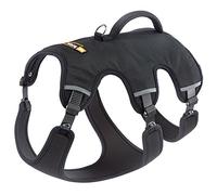 Ferplast Harnais pour Grands Chiens ERGOTREKKING, réglable avec 6 Points d'attache, rembourré et réfléchissant, idéal pour la randonnée, Taille L, Poids Max. 40 kg. Noir.