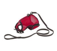 FERPLAST-Harnais pour lapin ou chat en filet nylon coloris rouge Ferplast Jogging - XL