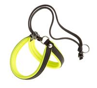 Ferplast Harnais pour Petits Chiens AGILA Fluo 2 Harnais pour Chien avec Rembourrage Doux, Système de Fermeture Rapide et Simple avec Cordon de Serrage, Tour de Poitrine 32-50 cm. Jaune