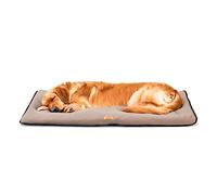 Ferplast Lit pour Chien Coussin pour Chien Grand Chien Tissu Double Face Anti-Rayures et Imperméable, Matelas Chaud en Micropolaire pour Chien Lavable en Machine à 30° 98 x 65 x 3,5 cm.Noir