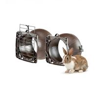 Ferplast Kit de 2 raccords universels Metro' Junction pour Tunnels et habitats pour Lapins Metro' - Adaptable aux Cages et Maisons Metrò Ø27×22 cm