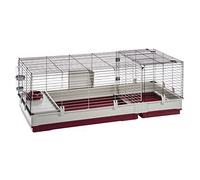 Ferplast Krolik Cage à Lapin Extra Large avec Extension de Fil | La Cage à Lapin Comprend Tous Les Accessoires et Mesure 140 x 50 x 50 cm (L x l x H) et Comprend Tous Les Accessoires