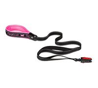 Ferplast Laisse chien SPORT DOG MATIC, Laisse pour chien taille moyenne, Mousqueton avec mécanisme magnétique, Poignée rembourrée, Coutures réfléchissantes, Nylon, 120 cm, Rouge