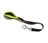Ferplast Laisse courte ERGOFLUO GM25/55 Nylon, poignée ergonomique rembourrée, 55 x 2,5 cm Jaune