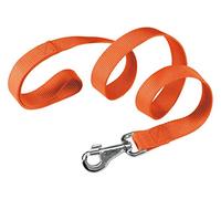 Ferplast Laisse en Nylon pour Chiens Club G10/120 120 Cm Longeur Orange