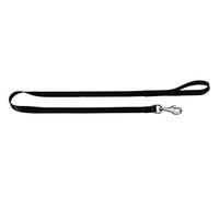 Ferplast Laisse en nylon pour chiens Club G25/120 – 120 cm, 25 mm – Noir