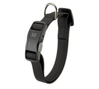 Ferplast MALL Collier pour Chiens Evolution C16/32 avec Boucle Magnétique, Hypoallergénique, Lavable, Noir