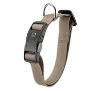 Ferplast MALL Collier pour Chiens Evolution C16/32 avec Boucle Magnétique, Hypoallergénique, Lavable, Taupe