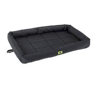 Ferplast Panier Chien Coussin Chien Grande Taille Tissu anti-rayures Matelas pour chien imperméable 122 x 76 x 5 cm.Noir