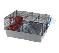 Ferplast Milos Cage Far West pour hamsters et souris - bac plastique, roue et accessoires