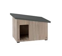 Ferplast Niche pour Extérieur Maison pour Chien Argo 60 en Bois FSC avec Vernis Atoxique Résistant aux U.V. 1 Unité