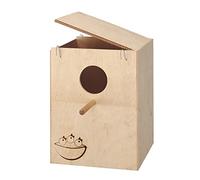 Ferplast Nid d'Oiseau, Nichoir, Nid d'Oiseau en Bois FSC, pour l'Extérieur