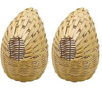 Ferplast - Nid Oiseaux Exotique Osier pa4452 (Lot de 2)
