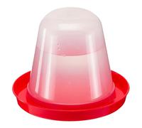 Ferplast OLBIA 2 Abreuvoir pour poules et poussins OLBIA 2 - Ø 21 x h 17 cm - 1.5 L - Rouge
