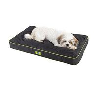 Ferplast Panier Chien Chat - Coussin Orthopédique Chien - Lavable en Machine - Tapis Chien - Lit Chat Chien - Imperméable & Anti-Rayures - Rembourrage Amovible - Polo, 65 x 40 xh 8 CM, Noir