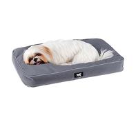 Ferplast Panier Chien Chat - Coussin Orthopédique Chien - Lavable en Machine - Tapis Chien - Lit Chat Chien - Imperméable & Anti-Rayures - Rembourrage Amovible - Polo, 65 x 40 xh 8 CM, Gris