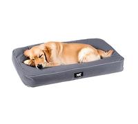 Ferplast Panier Chien Chat - Coussin Orthopédique Chien - Lavable en Machine - Tapis Chien - Lit Chat Chien - Imperméable & Anti-Rayures - Rembourrage Amovible - Polo, 110 x 70 xh 8 CM, Gris